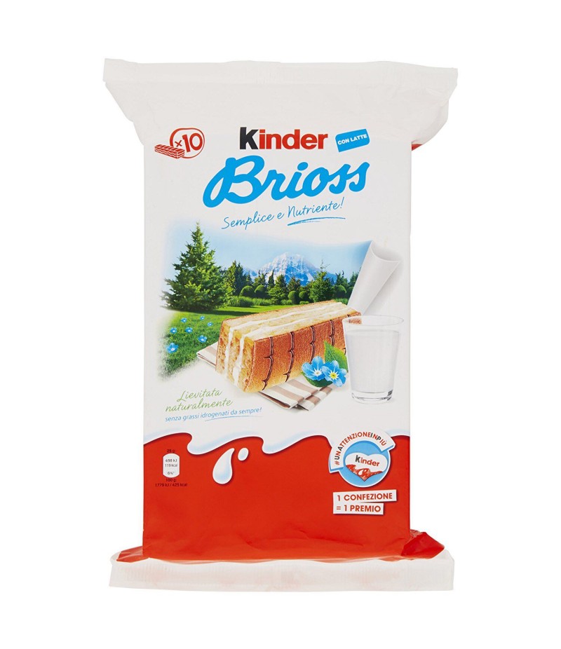 Kinder Ferrero Brioss - 270 gr (1 confezione da 10 brioche)