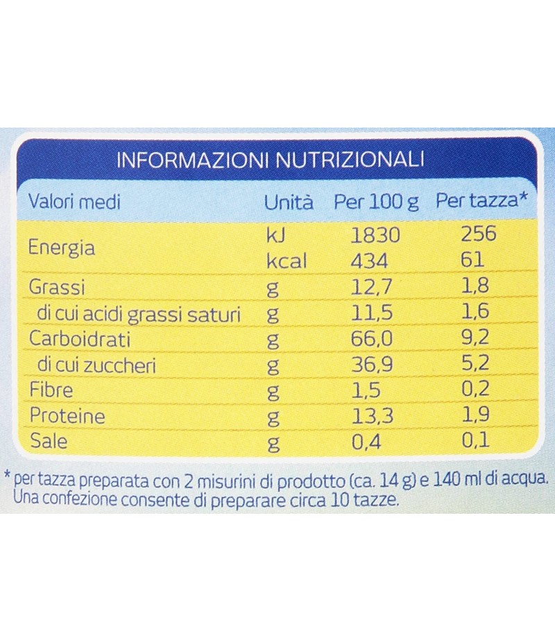 CAPPUCCINO D'ORZO ORZO BIMBO - PREPARATO SOLUBILE 150 GR 