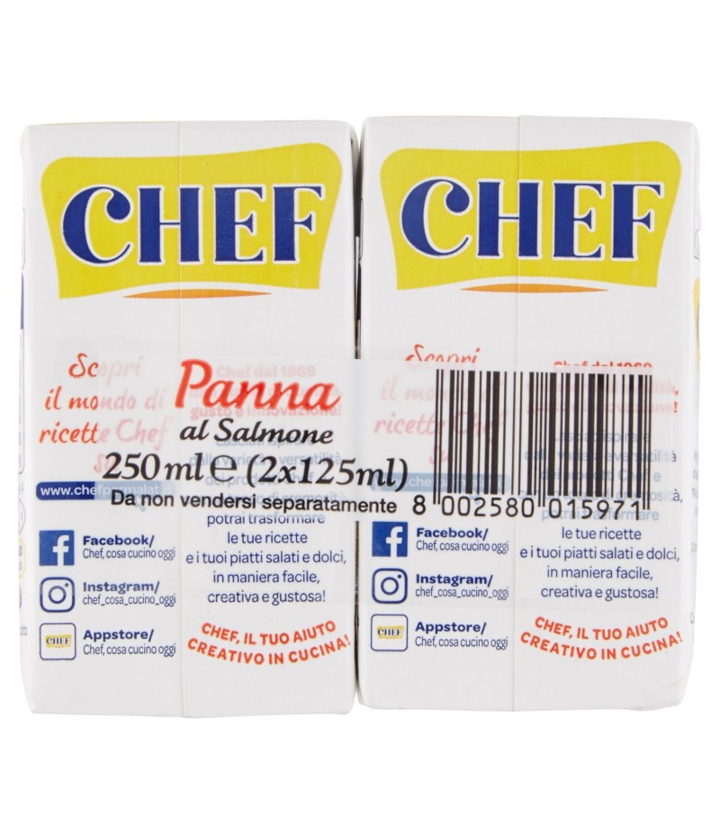 Chef Panna al Salmone 2 x 125 ml