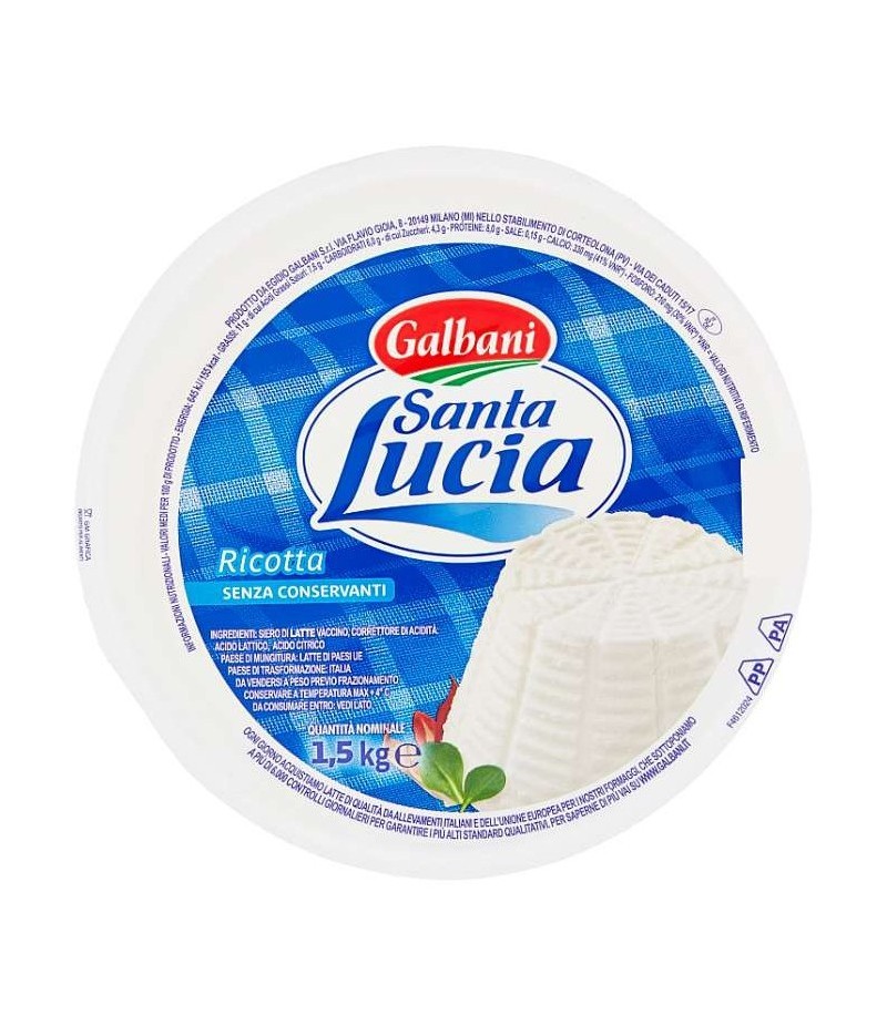 Galbani Santa Lucia Ricotta 1,5 Kg