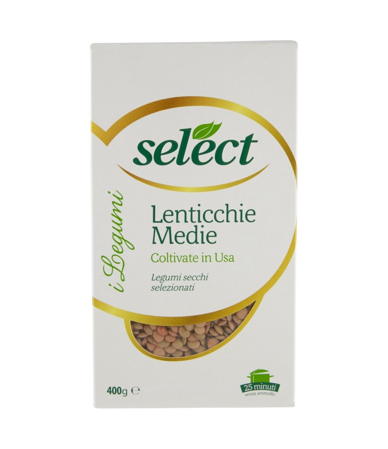 Lenticchie Medie,SELECT  Coltivate in USA400 GR