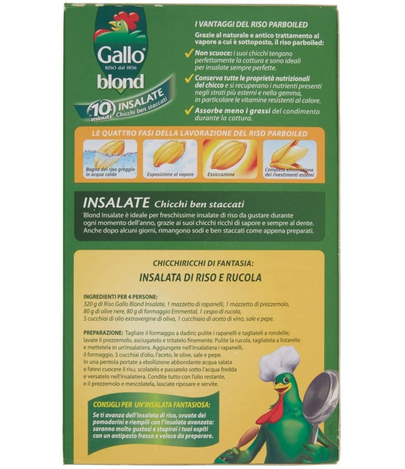 RISO GALLO  INSALATE  SEMPRE ALDENTE CHICCHI BEN STACCATI 1KG 