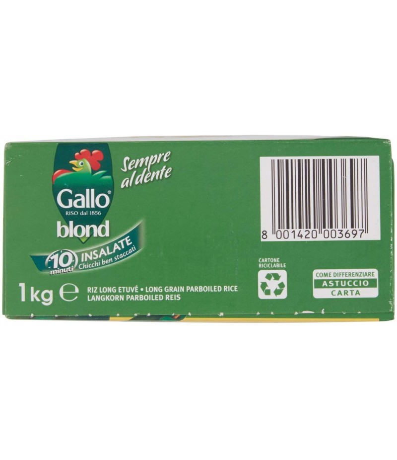 RISO GALLO  INSALATE  SEMPRE ALDENTE CHICCHI BEN STACCATI 1KG 