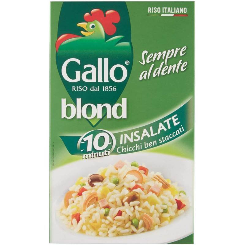 RISO GALLO  INSALATE  SEMPRE ALDENTE CHICCHI BEN STACCATI 1KG 