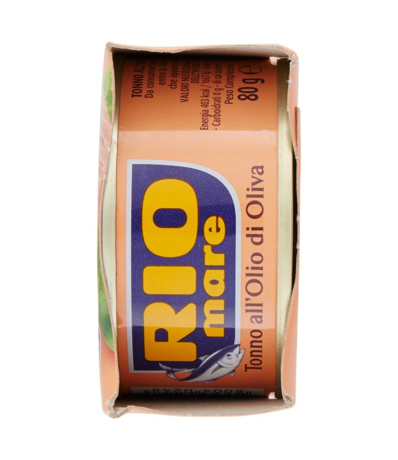 Rio Mare, Tonno all'Olio di Oliva - Confezione da 4 x 80 gr