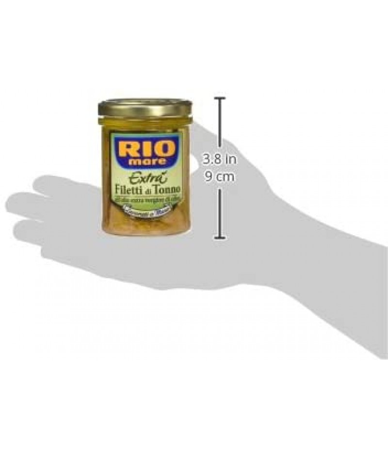 FILETTI DI TONNO RIO MARE all'Olio Extra Vergine di Oliva - 180 g VETRO 