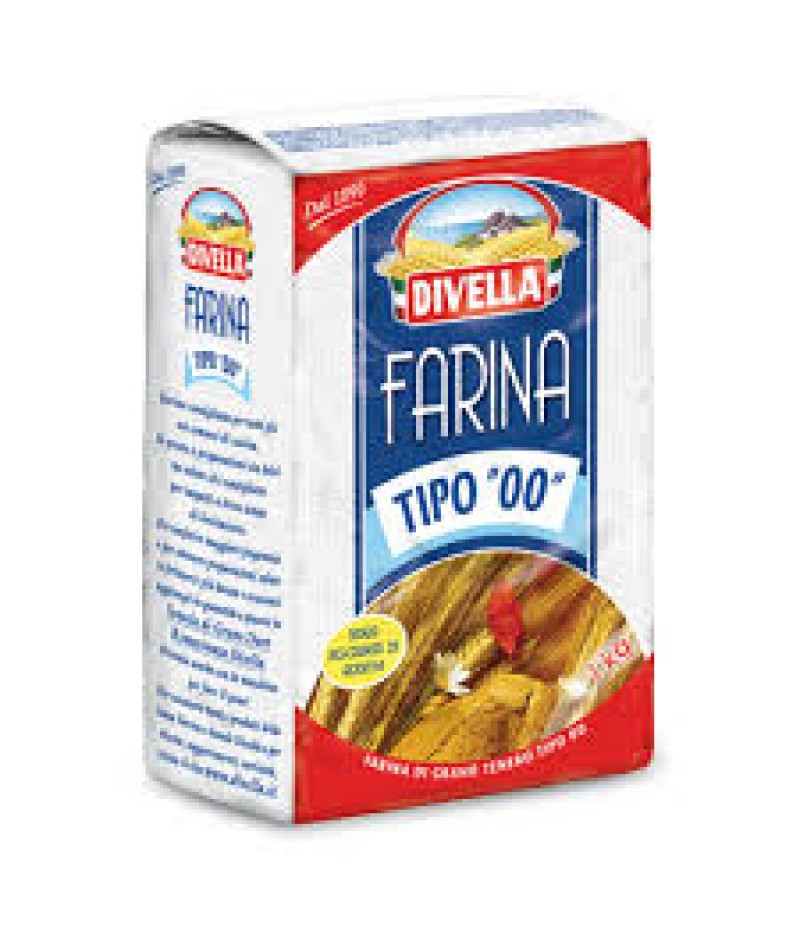 Divella - Farina di Grano Tenero, Tipo "00" , 1 kg 