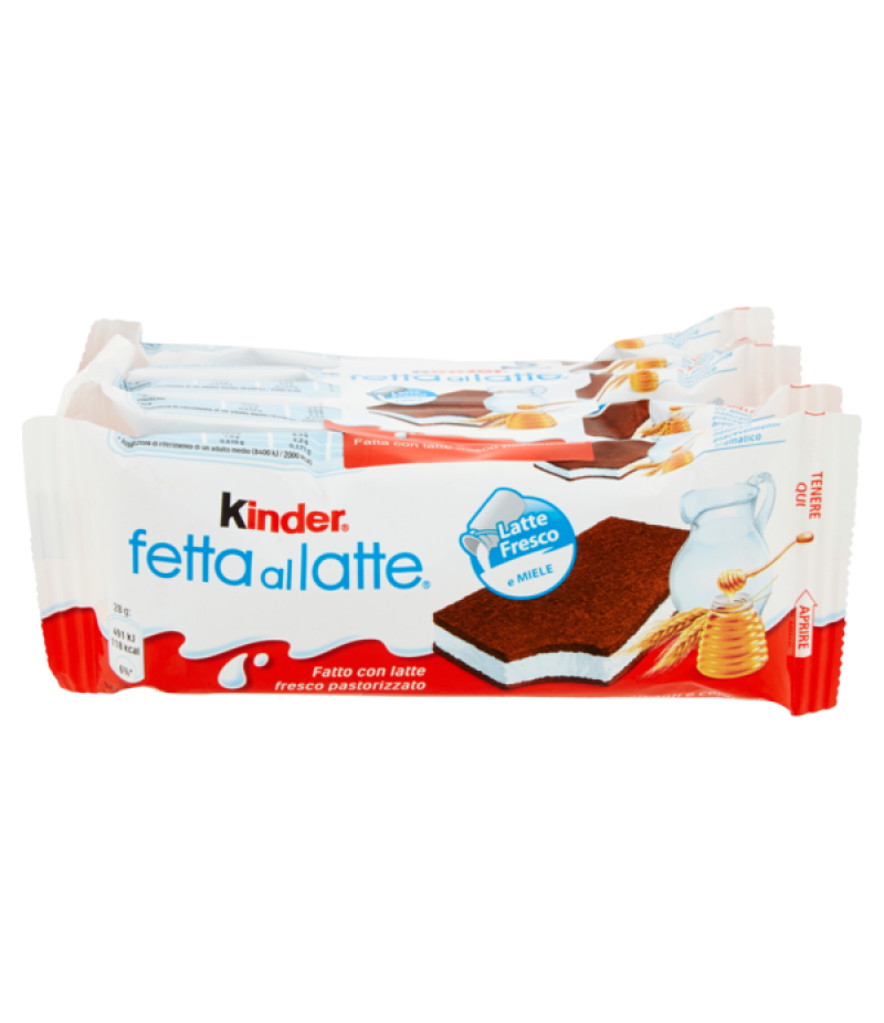 KINDER FETTE AL LATTE 5x28g