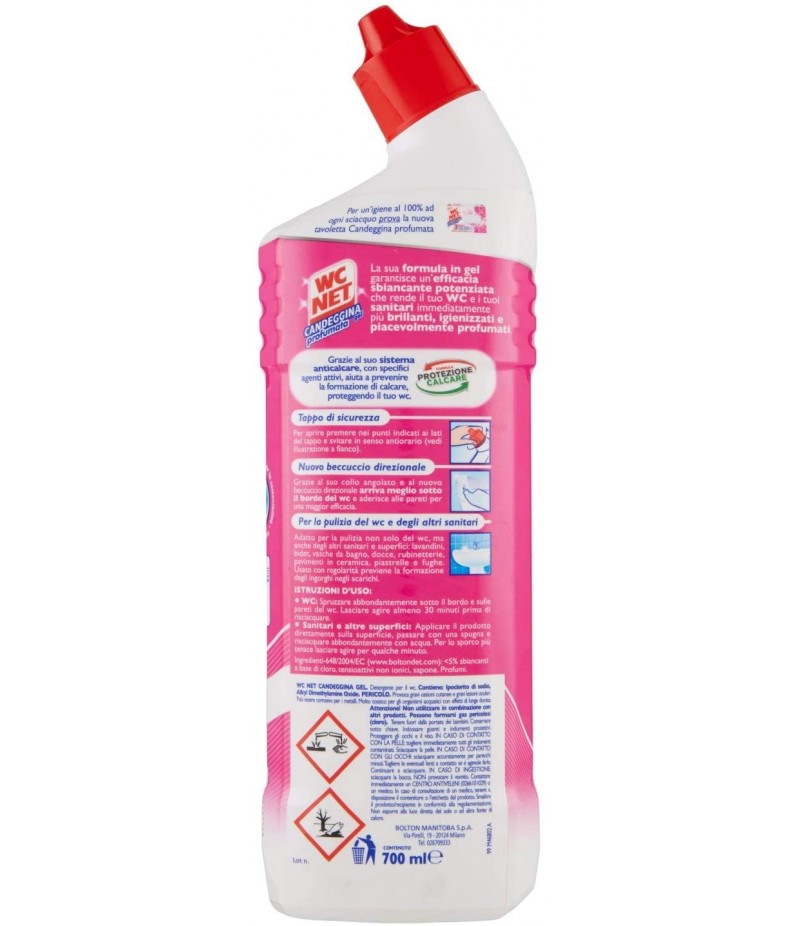 WC NET CANDEGGINA GEL PROFUMATA FLOWER FLASH 700ML