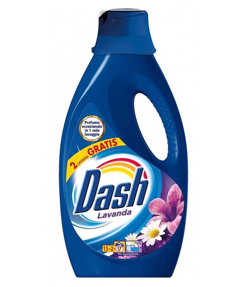 Dash LIQUIDO LAVATRICE 15+2 LAVAGGI LAVANDA 935 M