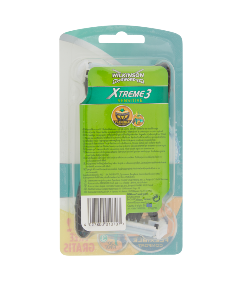 Wilkinson Sword Xtreme3 sensitive 4 + 2