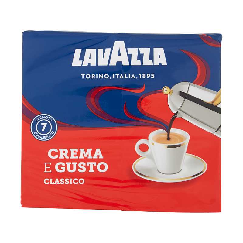 CAFFE' LAVAZZA CREMA E GUSTO CLASSICO CONF 250GR X 2 