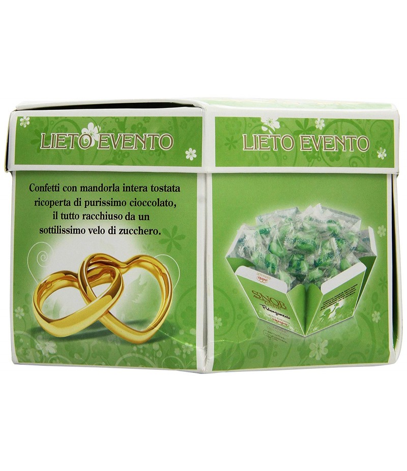  Crispo Confetti Snob Lieto Evento - Colore Verde -  confezione da 500 g