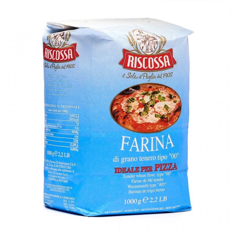 FARINA GRANO TENERO X PIZZA ''00'' 1KG RISC