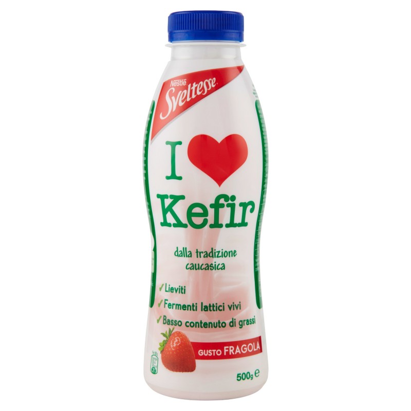 NESTLÉ SVELTESSE I Love Kefir Gusto Fragola 500 g