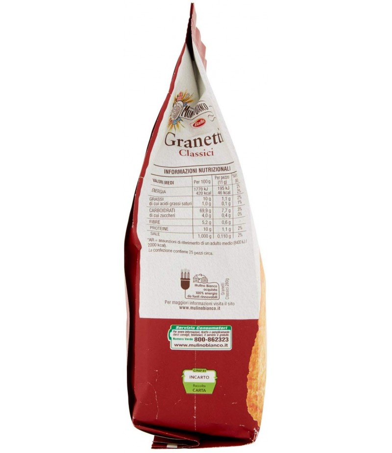 Mulino Bianco Granetti Classici - 280 gr