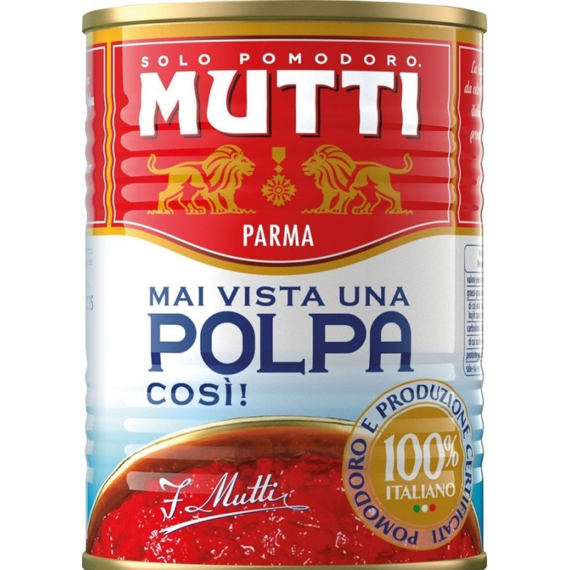 POLPA DI POMODORO MUTTI LATTINA 400GR 