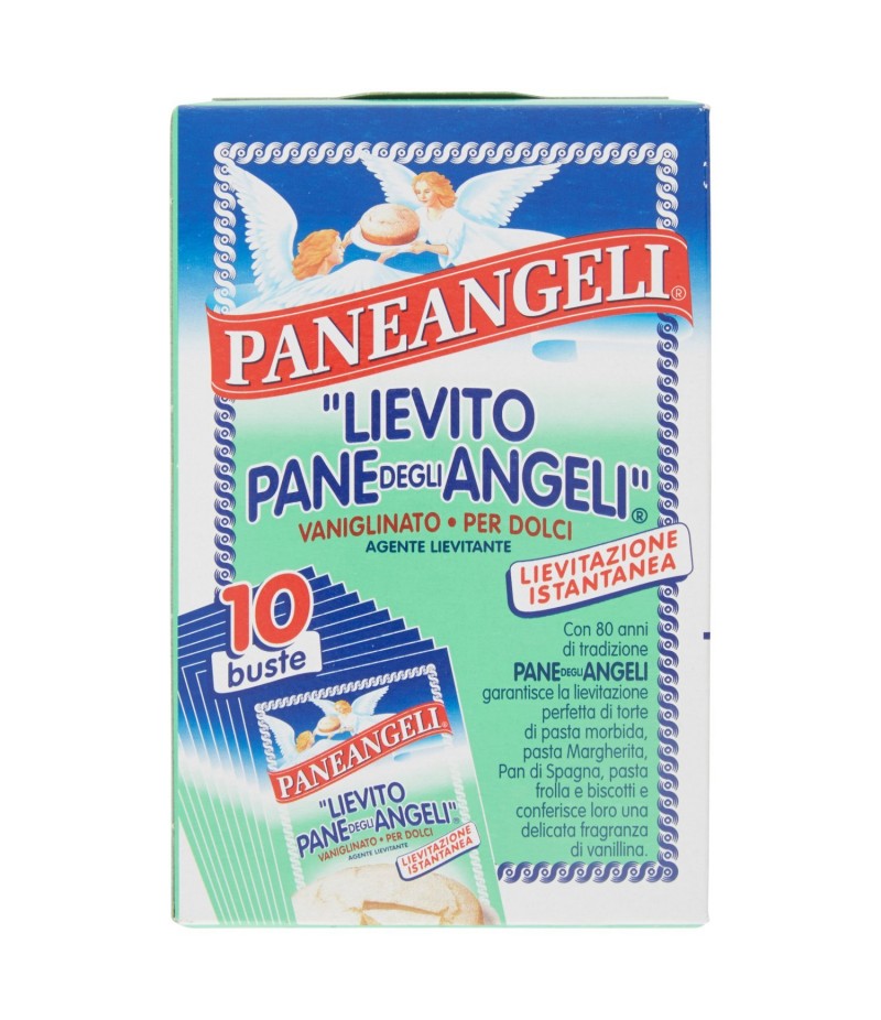 Paneangeli Lievito Pane Vanigliato per Dolci - Confezione de 10 Buste x 16 gr