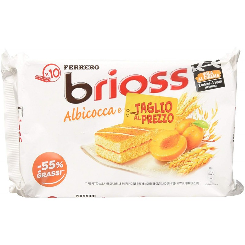 Ferrero Brioss Albicocca - 280 gr