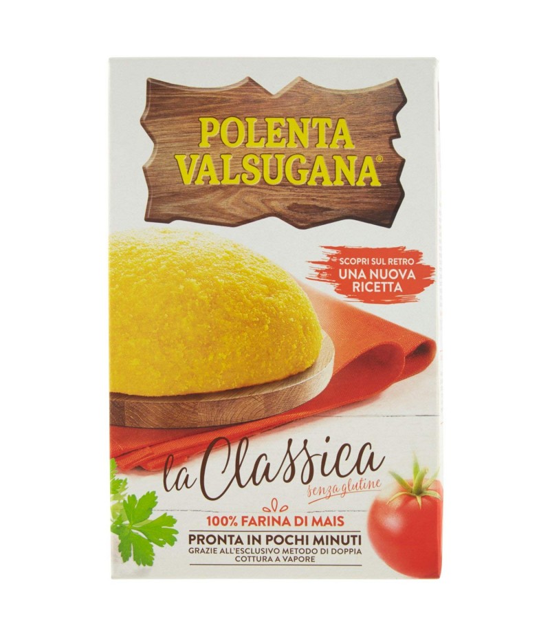 POLENTA VALSUGANA la classica 100% farina di mais pronta in  pochi minuti 375g