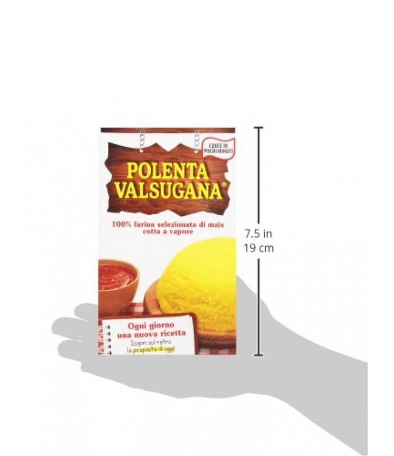 POLENTA VALSUGANA la classica 100% farina di mais pronta in  pochi minuti 375g