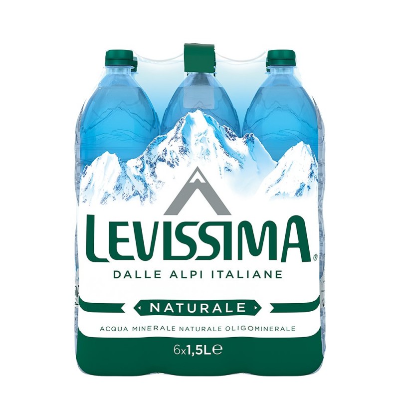 ACQUA NATURALE LEVISSIMA 1,5 LT (CONFEZIONE 6 BOTTIGLIE)