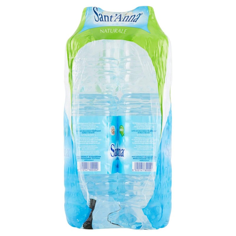 ACQUA NATURALE S.ANNA 1,5 LT (CONFEZIONE 6 BOTTIGLIE)