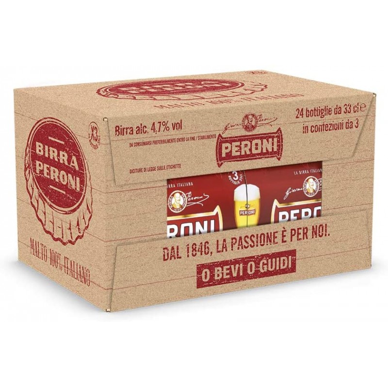 BIRRA PERONI  conf 33cl x 24 bot  (CASSA) 