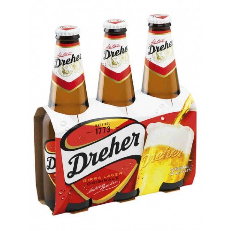 BIRRA DREHER 33 CL X 3 (CONFEZIONE 3 BOTTIGLIE)