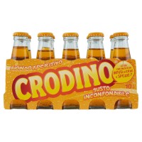 Crodino - Aperitivo Biondo, 100 ml (Pacco da 10) 