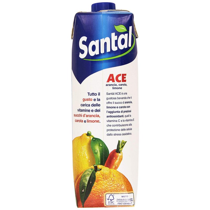 Santal - Ace, Arancia, Carota, Limone - 1000 ml