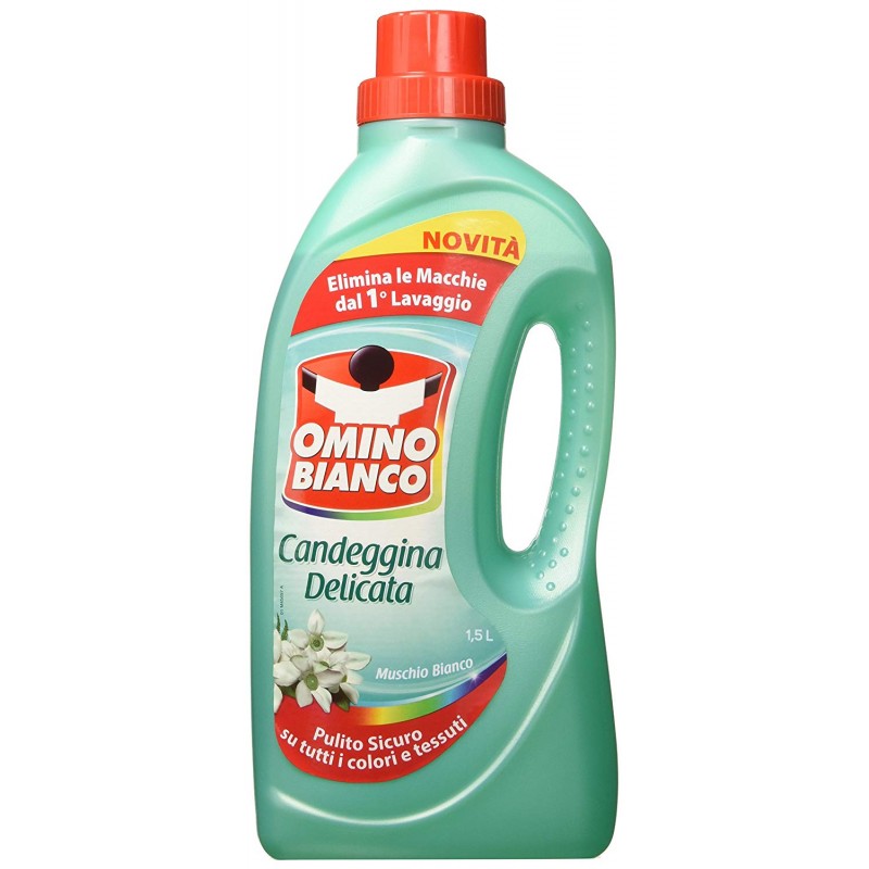 Omino Bianco - Candeggina Delicata, Al Profumo di Muschio Bianco , 1.5 l 