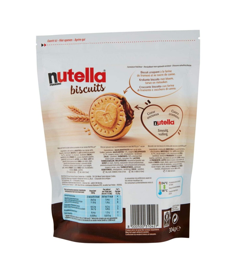 Nutella - Nutella Biscuits, 304 grams