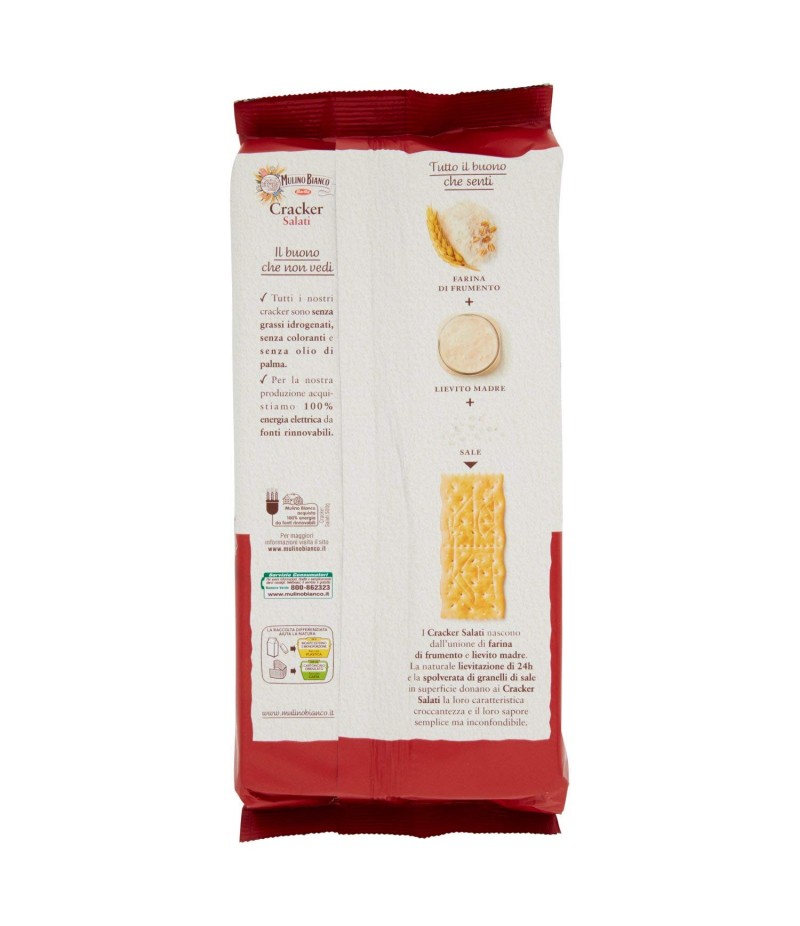 Mulino Bianco, Sfoglia di Grano, Cracker Salati - 500 gr 