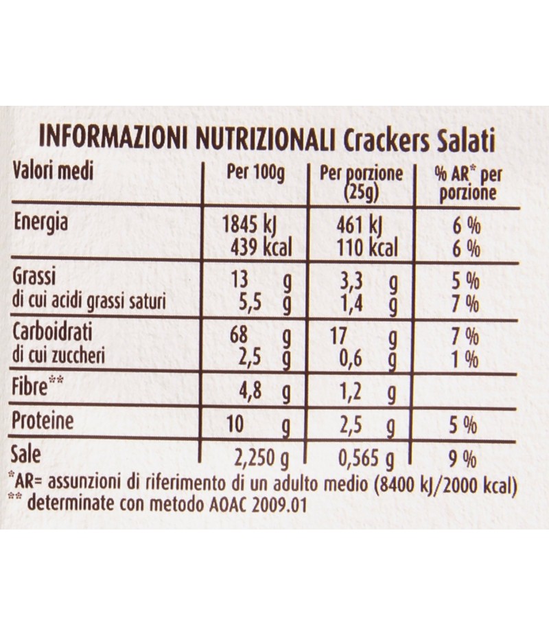 Mulino Bianco, Sfoglia di Grano, Cracker Salati - 500 gr 