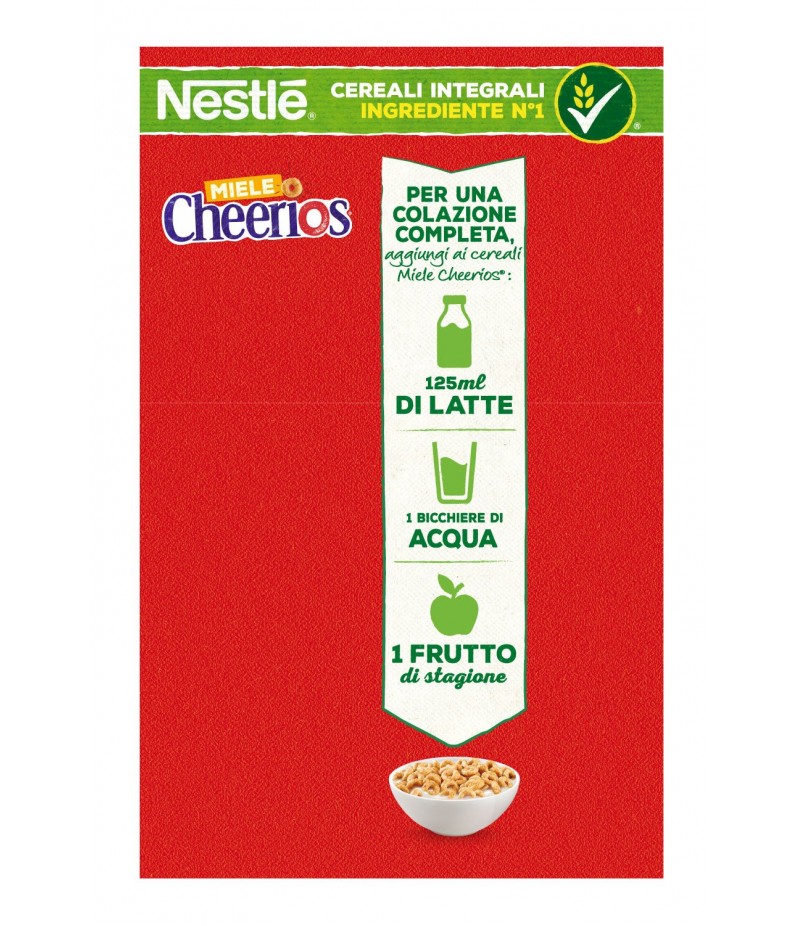 Cheerios Miele Ciambelline ai Cereali Integrali con Miele - 375 gr